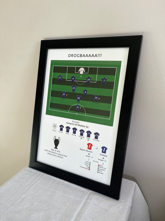 Chelsea - Drogbaaa (2011/12) - A3 Print